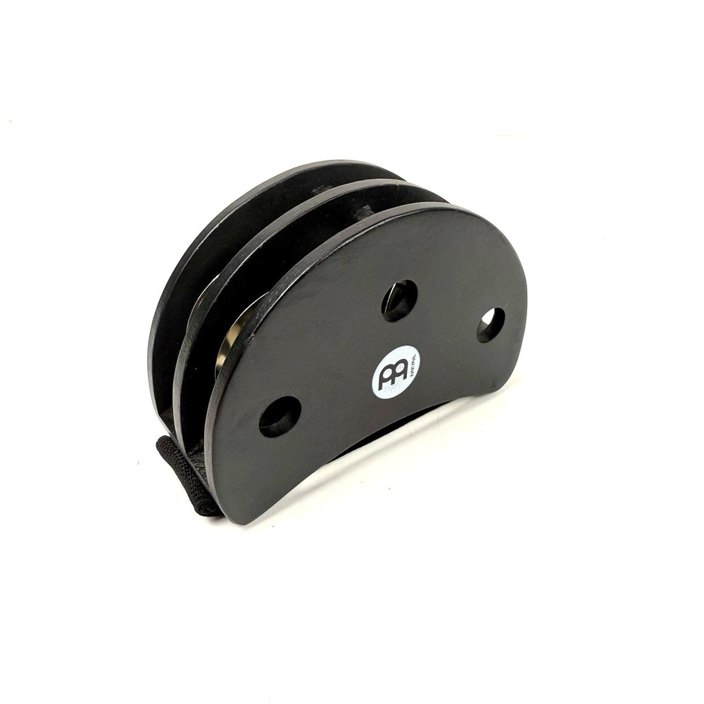 Meinl Foot Tambourine Steel Jingles Black Band Drum Percussion Music Accessory